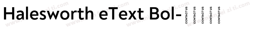 Halesworth eText Bol字体转换